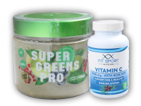 Super Greens PRO V2.0 360g + Vitamin C 1000mg with Rose Hips 120 tab