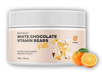 KIDS White Chocolate Vitamin Bears 120g (60 ks)