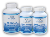 Tribulus Terrestris 90% + Vitamin B6 + Zinc 240cps + 2x Maca 1500mg 120cps