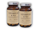 2x Vitamin D3 a K2 90 kapslí