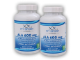 2x ALA 600mg Alpha Lipoic Acid + Vitamin B1,B5,B6 120 vege caps - Kyselina Alfa Lipoová