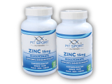 2x Zinc 15mg Bisglycinate 100 vege tablet - Zinek