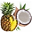 příchut ananas kokos-piňacolada